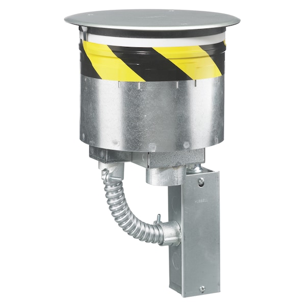 Recessed 8" Series, Through Floor Fitting Only, (1) S1R8JNC3 fitting box and (1) S1FRPT Hubbell Junction Box, No Sub Plates